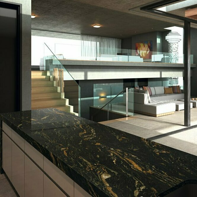 Stromboli granite countertop