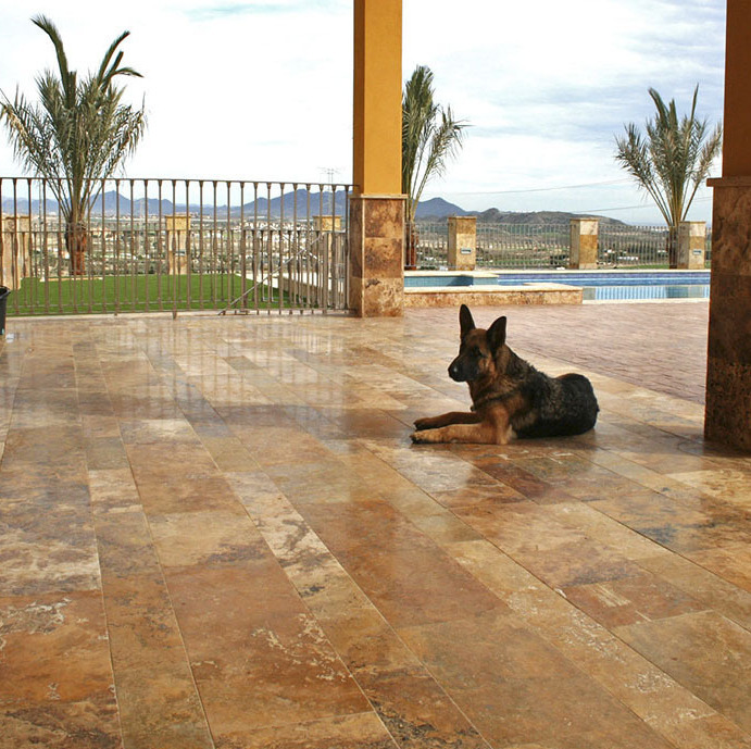 Travertine Gold paving