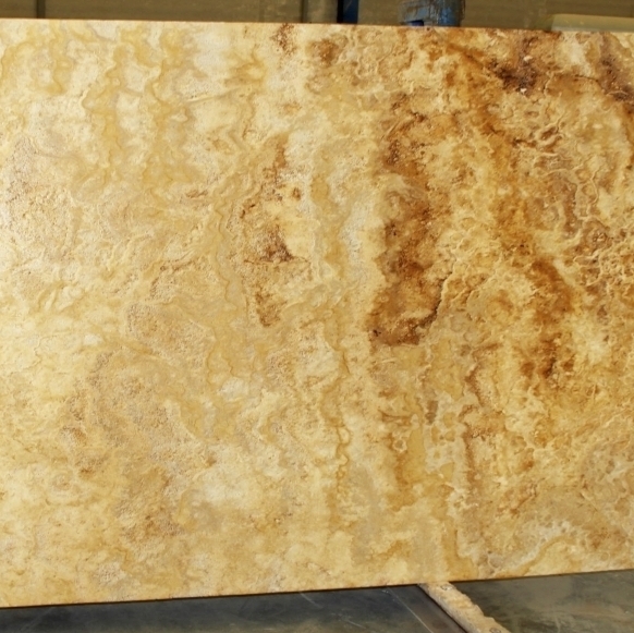 Travertine Gold slabs