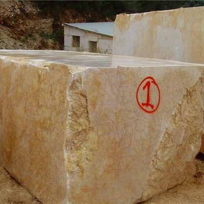 Crema Valencia marble blocks