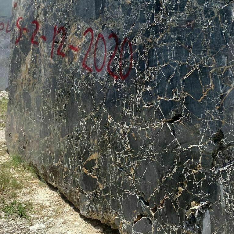 New Portoro marble blocks