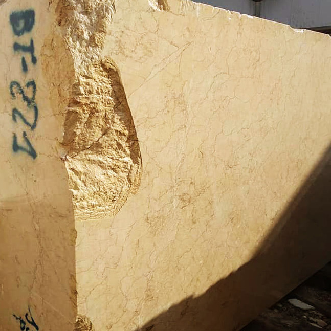 Crema Valencia marble blocks