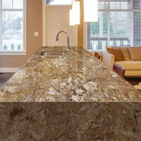 Staccato granite countertop