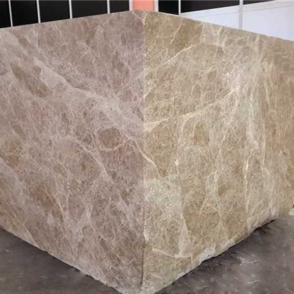 Light Emperador Carey Brown marble blocks