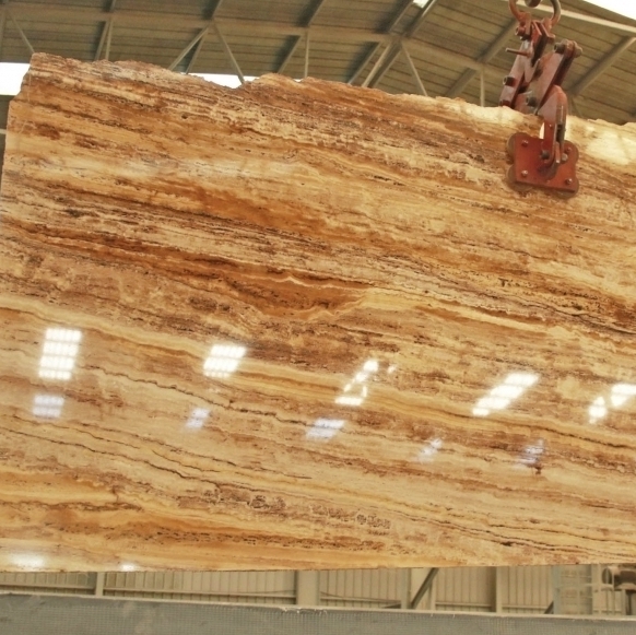 Travertine Gold slabs
