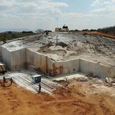 Zambezia Cream granite quarry