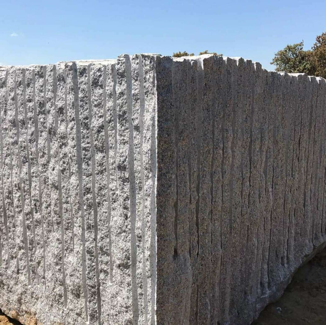 Azul Platino granite blocks