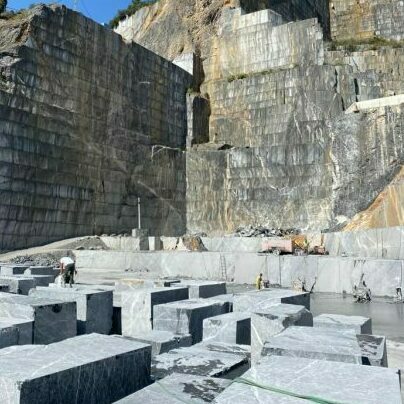 Nero Marquina marble quarry