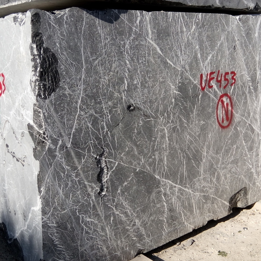 Nero Marquina marble blocks