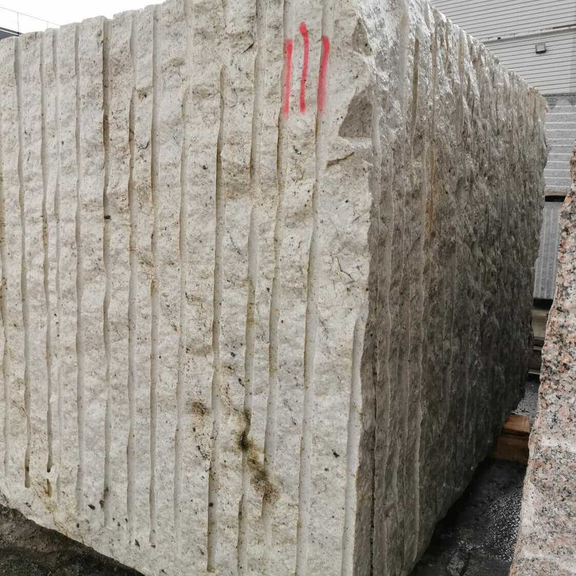 Zambezia white granite blocks