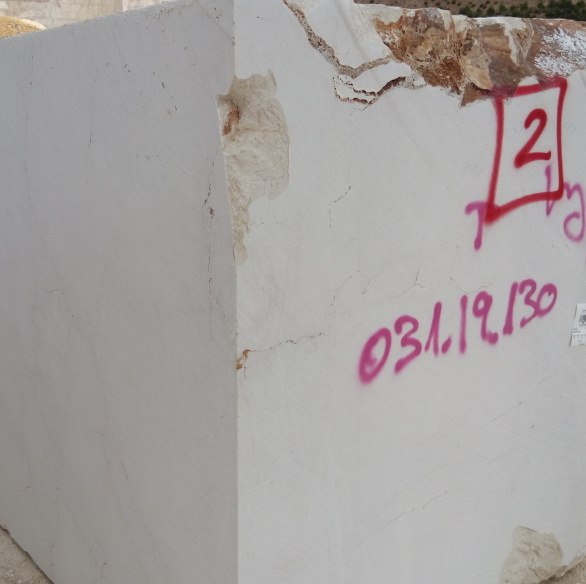Crema Marfil marble blocks