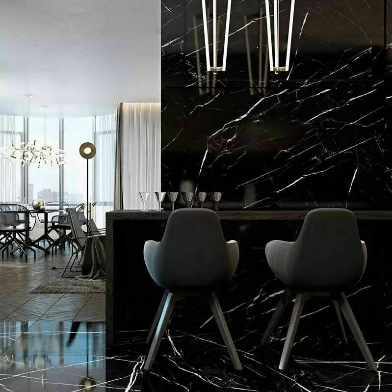 Nero Marquina marble project